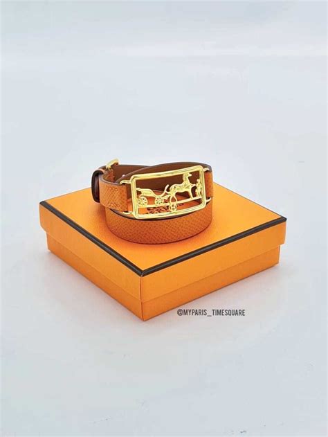 hermes caleche bangle|Hermes leather bracelets.